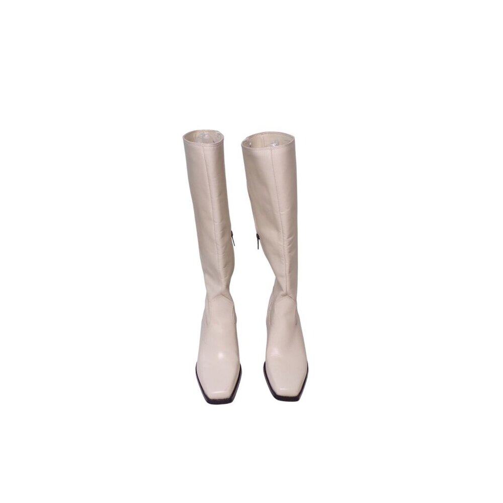 🆕 VINCE CAMUTO Sangeti 2 Wide Calf Tall Knee High Boot 8.5 Off-White - Picture 9 of 16